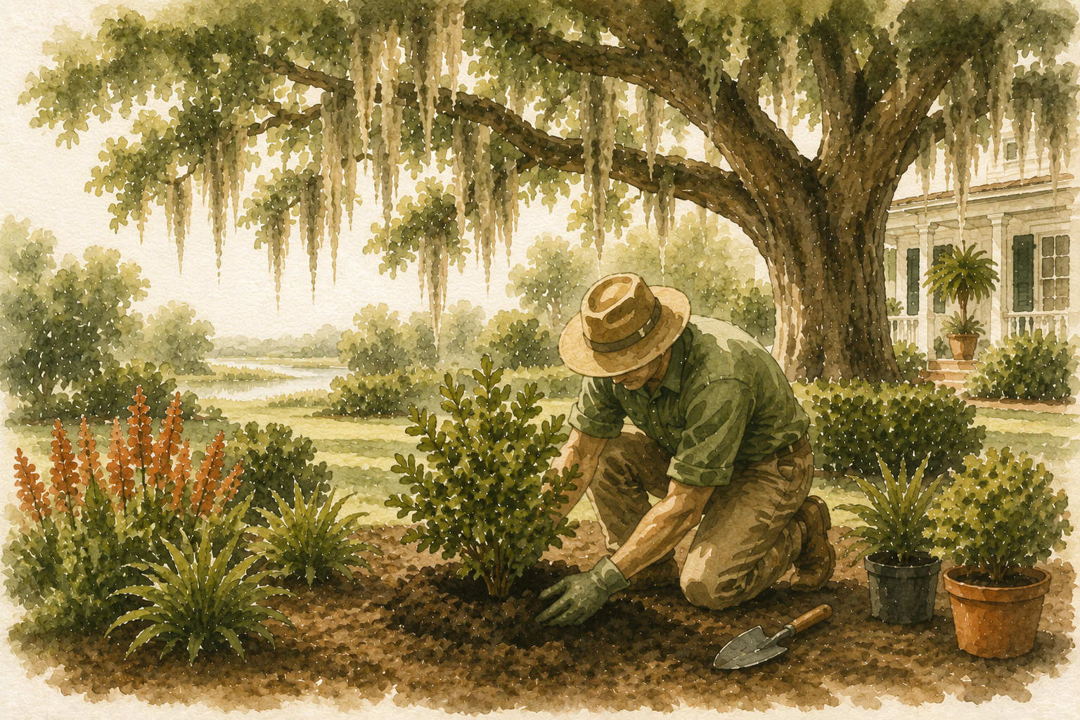 Plantation service for new garden beds in Johns Island SC